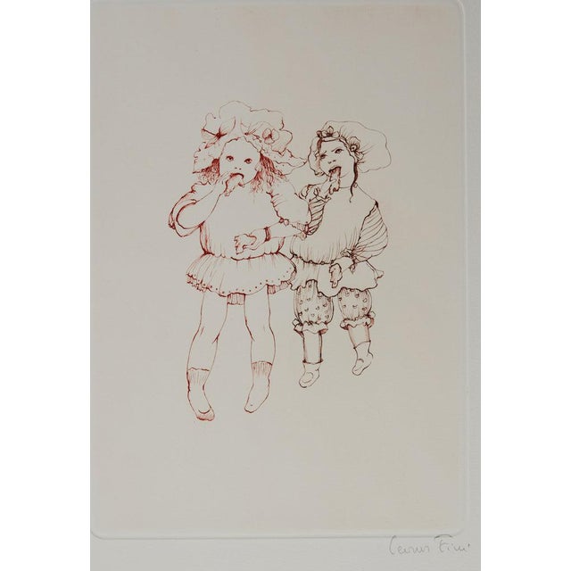 Léonor Fini, Les gourmandes, Etching For Sale