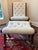 Wood Pair of Mid-Century Japanese Obi/Slipper Chairs & Ottomans – Showa Era For Sale - Image 7 of 11