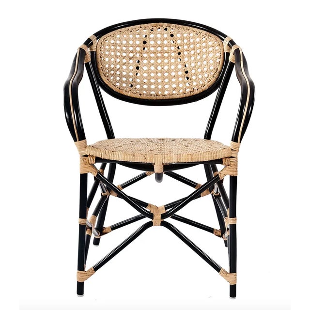 Matthew Izzo Quay Rattan Café Dining Chair For Sale In New York - Image 6 of 6