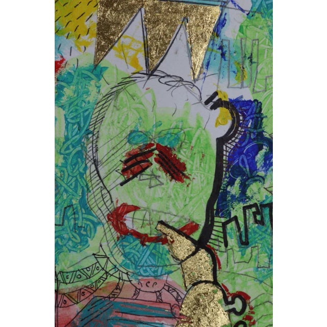 Expressionism Sax Berlin "The Down Crown Crew". Contemporary Neo Expressionist Figurative Painting 2020 For Sale - Image 3 of 5