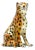 Vintage Italian Ceramic Cheetah Sculpture, 1960s For Sale