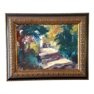 Framed Plein Air Original Oil 12x16" Painting Rural Missouri by Marina Movshina For Sale