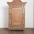 Farmhouse Early 19th Century Original Painted Swedish Pine One Door Armoire Cabinet For Sale - Image 3 of 14