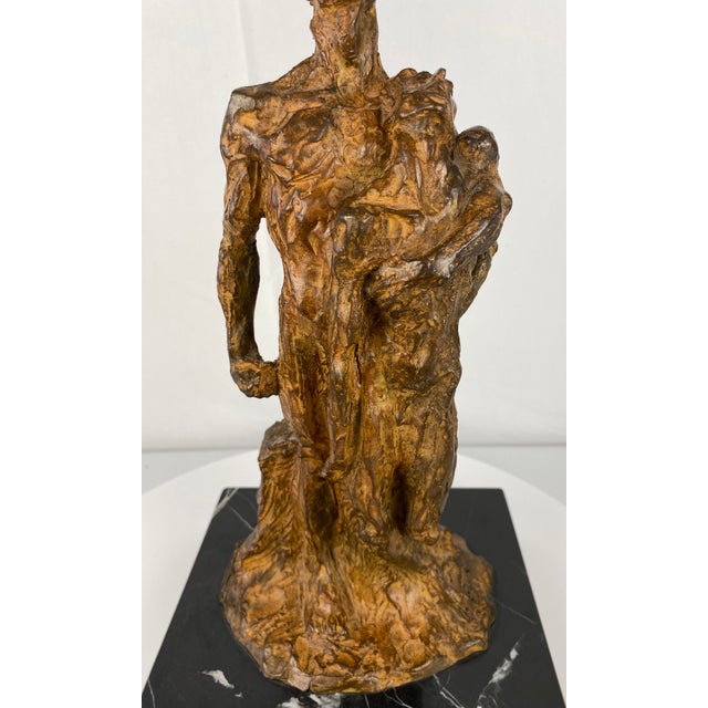 Bronze Modernist Figurative Sculpture by Mercè Riba For Sale - Image 13 of 16