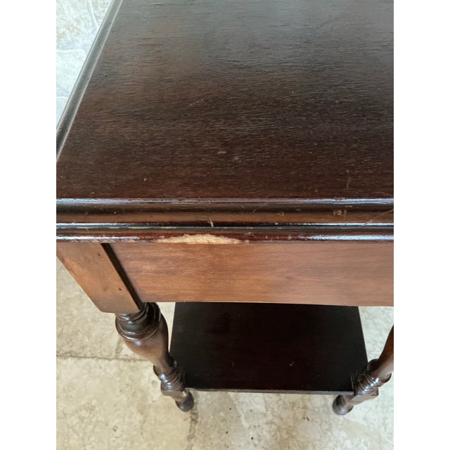 Rare Find, Antique Abernathy Side Table For Sale - Image 11 of 12