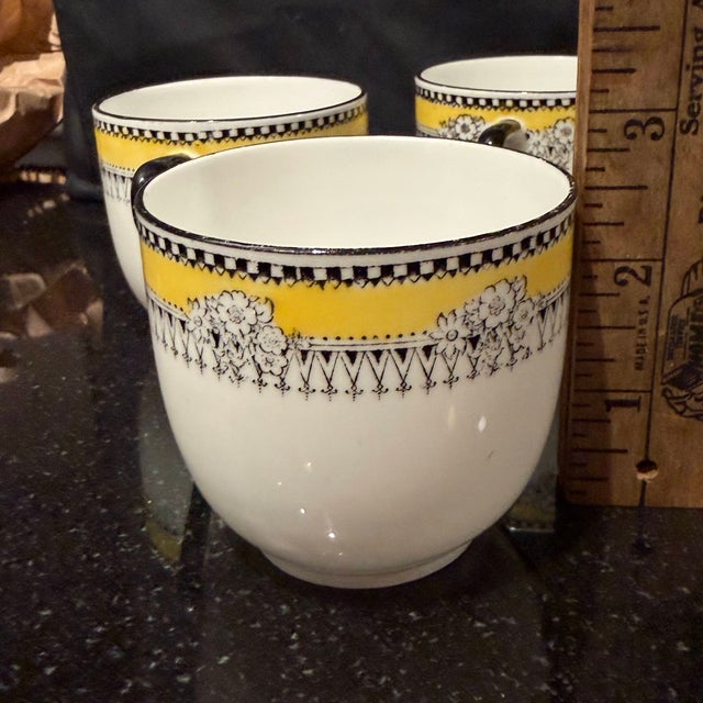 1910s Art Deco Royal Albert Crown China Tea Service - Set of 3 For Sale - Image 14 of 18
