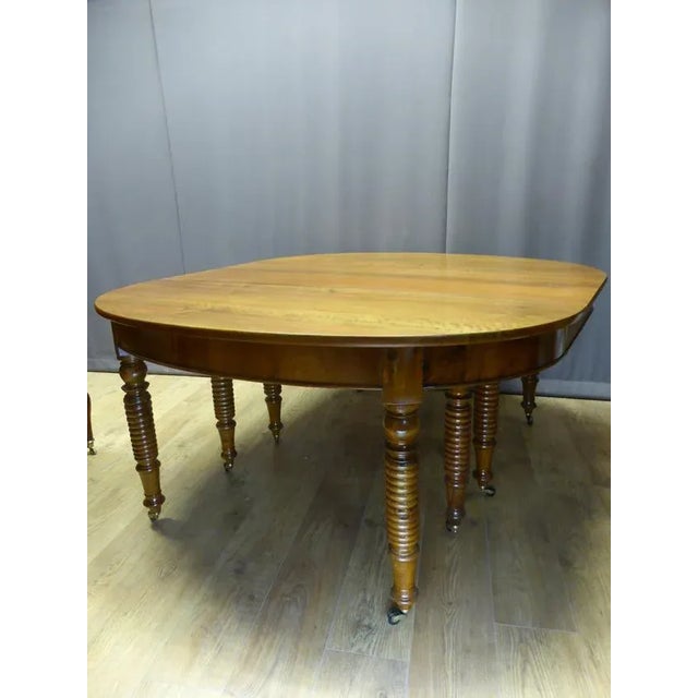 Large Antique Walnut Table For Sale - Image 5 of 7
