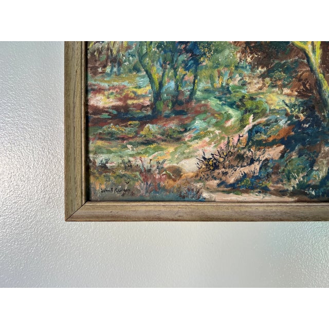 John Fabian Carlson (American/Swedish, 1875–1947) Impressionist Oil Landscape Painting For Sale In Miami - Image 6 of 11