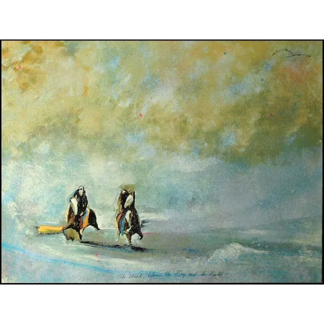 "The Mist Between the Day and the Night" framed Limited Edition Serigraph Hand signed by the artist Frame Size: 31" x 38"...