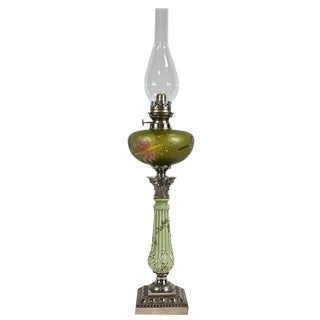 Art Nouveau Oil Lamp, 1900s For Sale