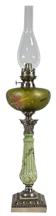 Art Nouveau Oil Lamp, 1900s