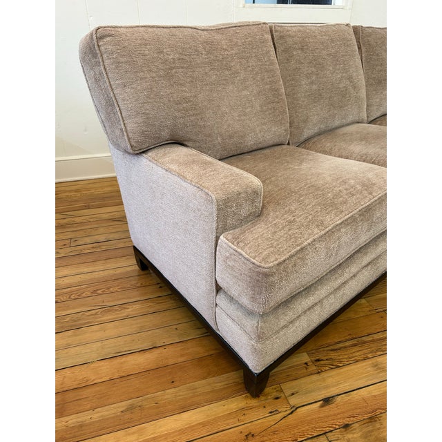 Kravet Allegro Loose Back Sofa Upholstered in Kravet Couture Barbara Barry Cloud Burst Fabric For Sale In New York - Image 6 of 7