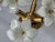 White White Daisies Murano Ceiling Light, 1980s For Sale - Image 8 of 15