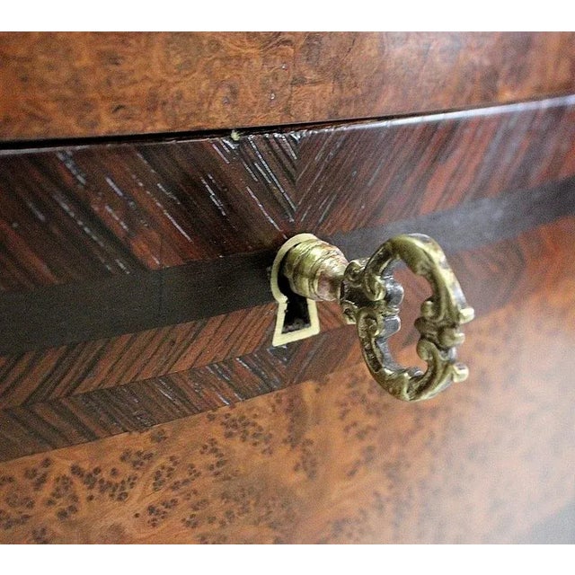 Small French Napoleon III Wooden Trunk For Sale - Image 13 of 18