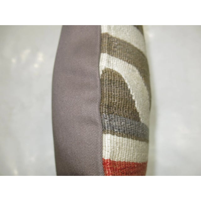Turkish Vintage Kilim Pillow For Sale - Image 3 of 3