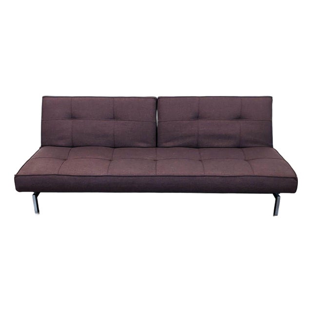 Innovation Splitback Modern Brown Sofa Bed With Metal Legs For Sale