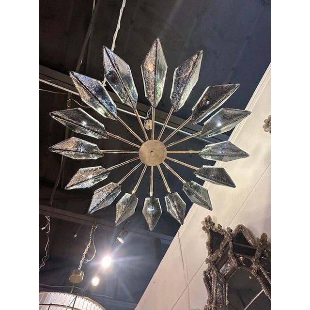 Modern Murano Helicopter Chandelier For Sale - Image 3 of 7