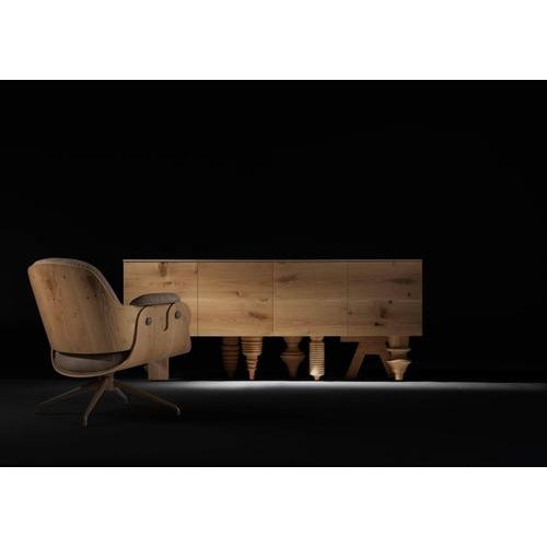 Multileg Walnut Sideboard by Jaime Hayon for BD Barcelona For Sale - Image 3 of 6