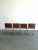 Metal 1970s Chrome Cantilevered Dining Chairs in Chenille For Sale - Image 7 of 10