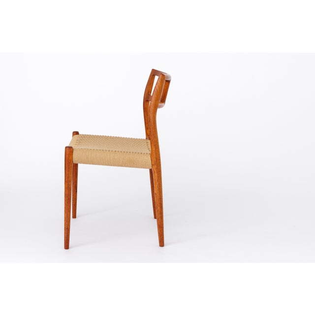 Danish Teak Model 79 Dining Chairs by Niels Otto Møller for J.L. Møllers, 1976s, Set of 6 For Sale - Image 6 of 10