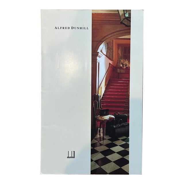 Alfred Dunhill Autumn / Winter Collection Catalog Circa 1990 For Sale
