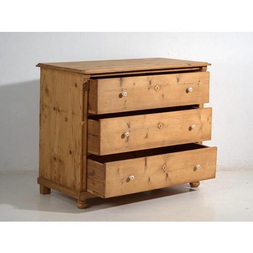Antique Wooden Chest of Drawers, 1900s For Sale - Image 12 of 12