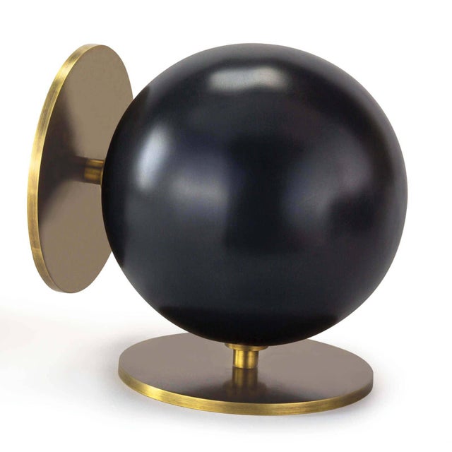 Regina Andrew Grant Steel Bookends, Black - A Pair For Sale - Image 4 of 7
