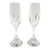 Baccarat Massena Fluted Champagne Flutes - a Pair For Sale