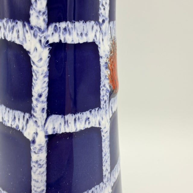 Vintage Vase in Fat Lava from Ilkra Edelkeramik, 1960s For Sale - Image 6 of 11
