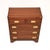 Antique Military Campaign Chest of Drawers, 1930 For Sale - Image 6 of 9