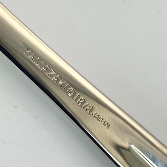 Yamazaki "Monique Gold" Gold Accent Stainless Flatware Set - 61 Pieces (Service for 12 With Storage Case) Vintage 1980's/1990's For Sale - Image 15 of 18