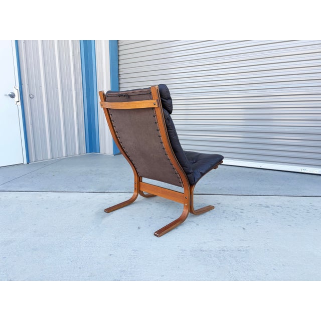 1960s Danish Modern "Siesta" Lounge Chair and Ottoman Set For Sale - Image 10 of 12