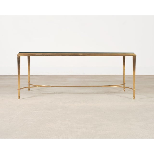 Maison Jansen Style Neoclassical Bronze Glass Cocktail Table For Sale - Image 18 of 18