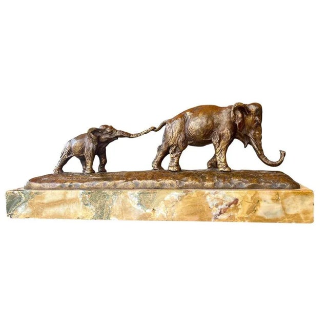 The March of the Elephants in Bronze by Guido Cacciapuoti For Sale - Image 13 of 13
