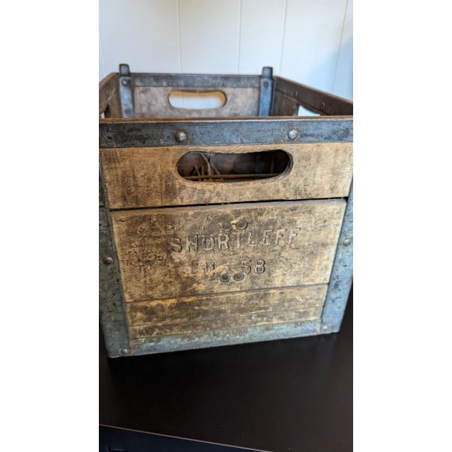 Industrial 1958 Shurtleff Ice Cream Company Crate For Sale - Image 3 of 8