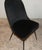 Black Velvet Dining Chairs, Italy, 1960s, Set of 4 For Sale - Image 14 of 16