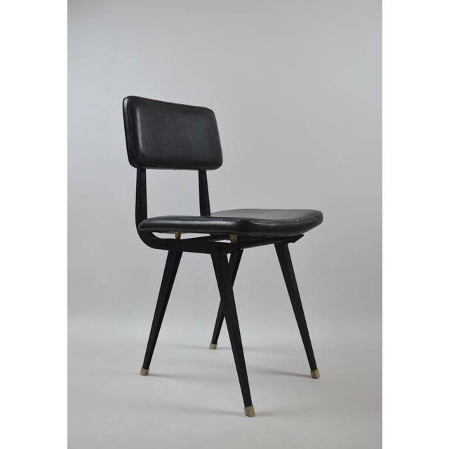Industrial Industrial Chair in the style of Friso Kramer and Wim Rietveld, 1950s For Sale - Image 3 of 18