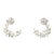 This pair of drop earrings from our contemporary estate collection centers on a 0.24-carat diamond in a round brilliant...