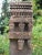Brown Antique Hand-Carved Wooden Pillar Column, Nuristan, Afghanistan, 1890s For Sale - Image 8 of 11
