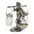 Mid-Century Modern Bombay Co. Silver Plated Nubian Man Salt & Pepper Shaker, Condiment Basket 2001 For Sale