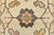Ivory Oushak Runner 2'6'' X 10'1'' Ivory Wool Hand-Knotted Oriental Rug For Sale - Image 8 of 13