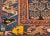 Textile Antique Bidjar Area Rug, Handwoven Allover Paisley Pattern. Blue & Green, 4’ X 6’ For Sale - Image 7 of 16