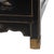 Chinese Ebonized & Gilt Credenza With Inlaid Figural & Floral Soap Stone 20thC For Sale - Image 16 of 16