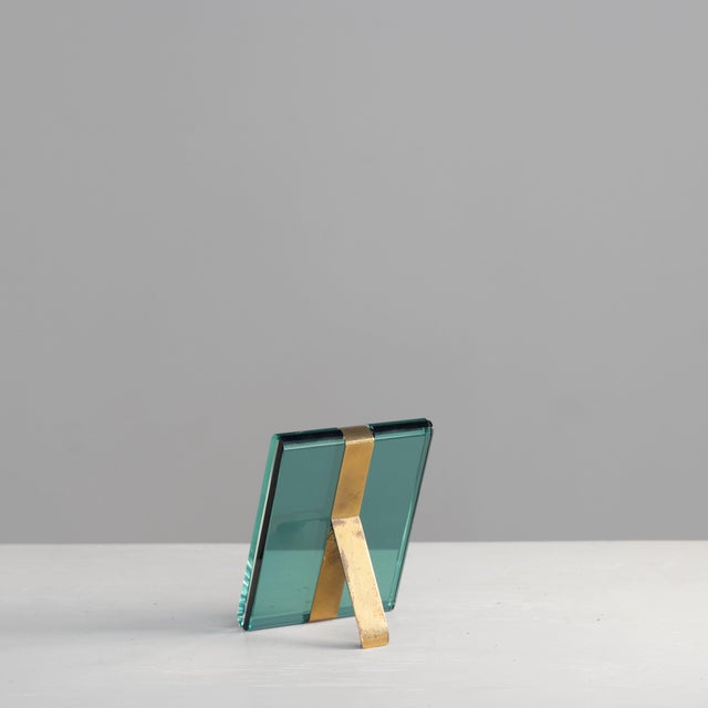 Metal Photo Frame by Max Ingrand for Fontana Arte, 1970s For Sale - Image 7 of 11