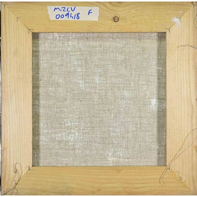 Franco Marzilli, View of Piazza del Popolo, Rome, Oil Painting, 1970s For Sale - Image 4 of 5