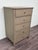 This elegant vintage chest of drawers in solid wood features a simple and harmonious line, perfect for spaces that value...
