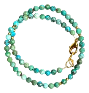 Turquoise Double Wrap Bracelet
