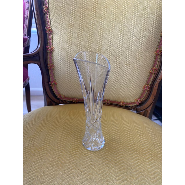 Waterford Crystal 7" Waterford Lismore Sweetheart Bud Vase For Sale - Image 4 of 5