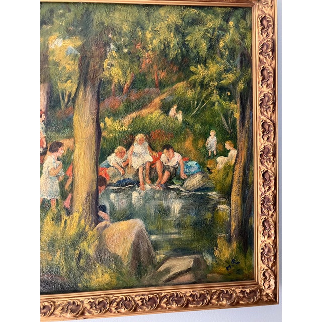 Martin Petersen Children in the Park For Sale In San Francisco - Image 6 of 6