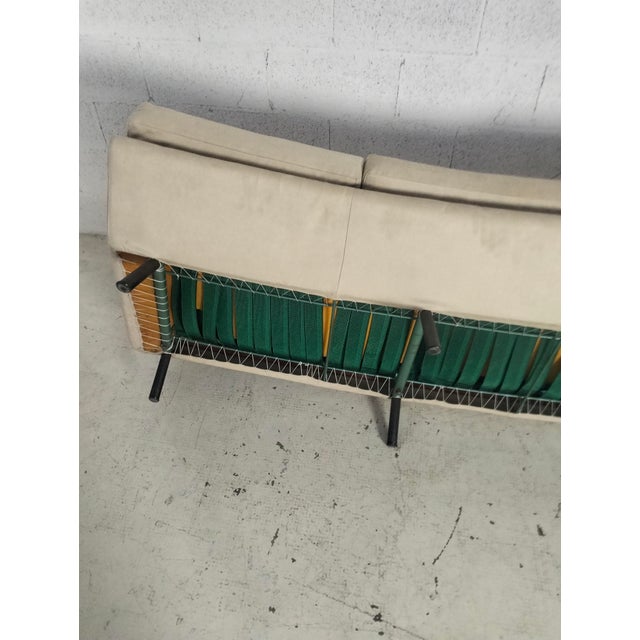 Triennale Four-Seater Curved Sofa by Marco Zanuso for Arflex, 1960s For Sale - Image 11 of 14